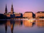 Alster-sonnenuntergang Alster-sonnenuntergang